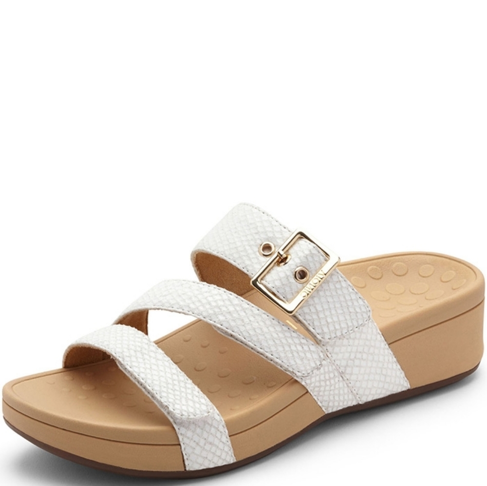 New Vionic Pacific Rio White Platform Sandal 9